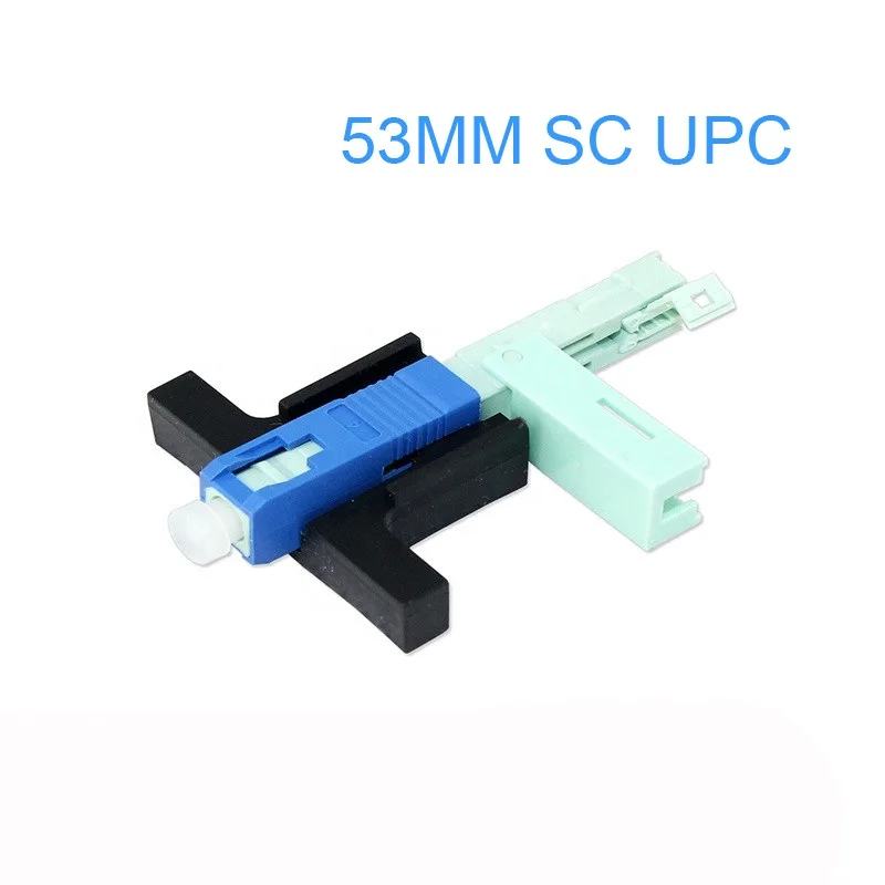 Волоконно-оптический быстроразъемный разъем SC UPC, высококачественный встроенный волоконно-оптический разъем Изображение 3