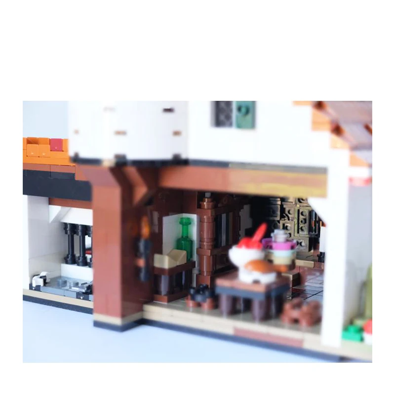 MOC-105637 Мир сказок, Пряничный домик, модульное здание, модель сборки строительных блоков, кирпичная игрушка, детские подарки Изображение 2