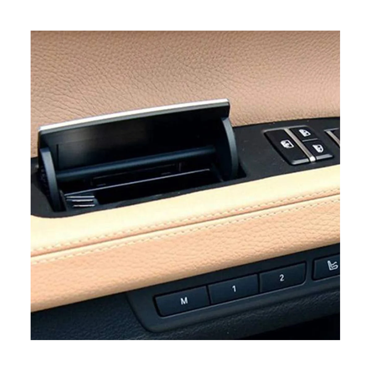 Накладка Панели Выключателя Левой Задней Двери Дверная Пепельница Накладка Пепельницы для 2008-2014 BMW-7 Серии F01 F02 730 740 Изображение 4