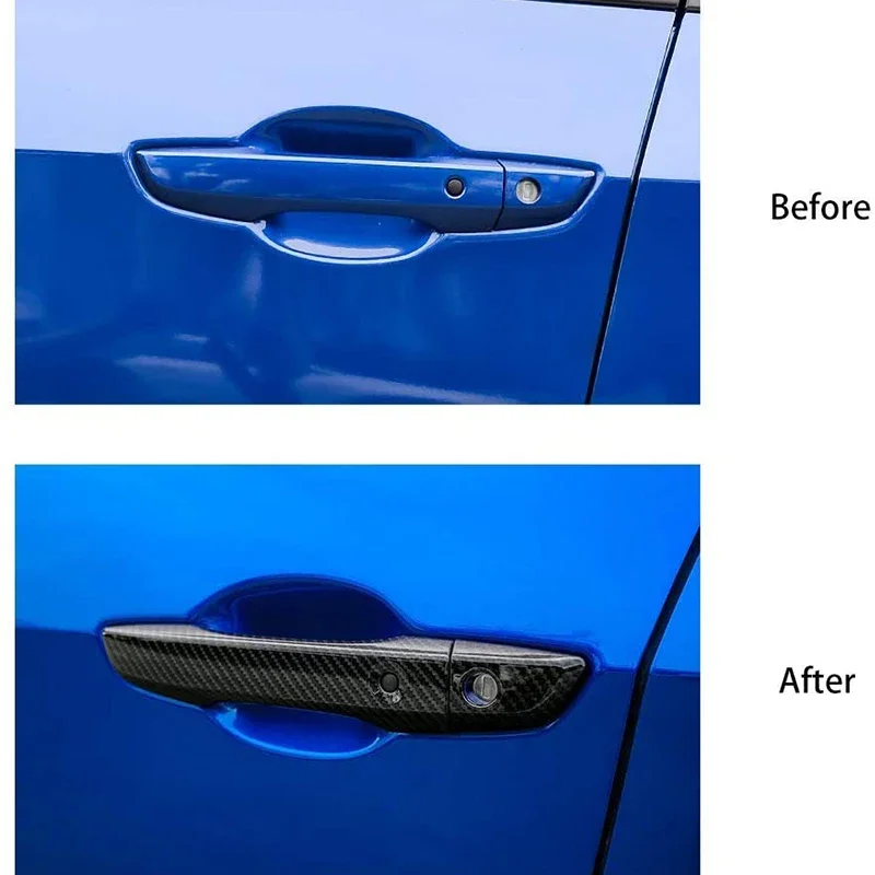 Для Honda Civic 10-го поколения с умными аксессуарами для замочной скважины 2016 2017 2018 2019 2020 2021 Отделка крышки ручки внешней двери автомобиля Изображение 1
