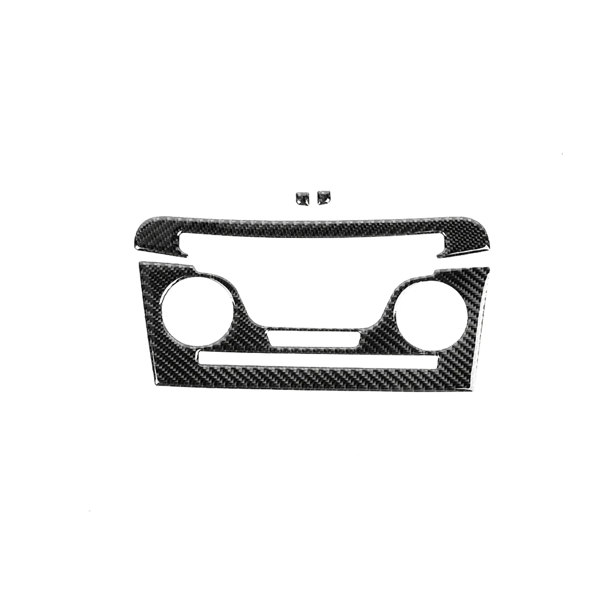 Для Dodge Charger 2011-2014, центральный CD-диск из мягкого углеродного волокна, панель управления кондиционером, отделка крышки Изображение 0