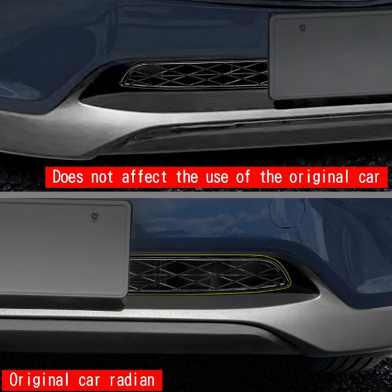 Украшение Передней Нижней Средней Сетки Автомобиля, Нижние Решетки Бампера, Защитная Подставка Для Mazda CX-60 CX60 2022 + Аксессуары Изображение 3