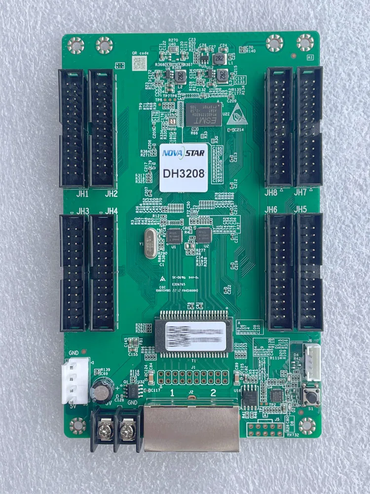 Novastar DH3208 Большой светодиодный видеоэкран, принимающая карта, кассета 8 портов HUB320E для светодиодного модуля с небольшим расстоянием Изображение 1