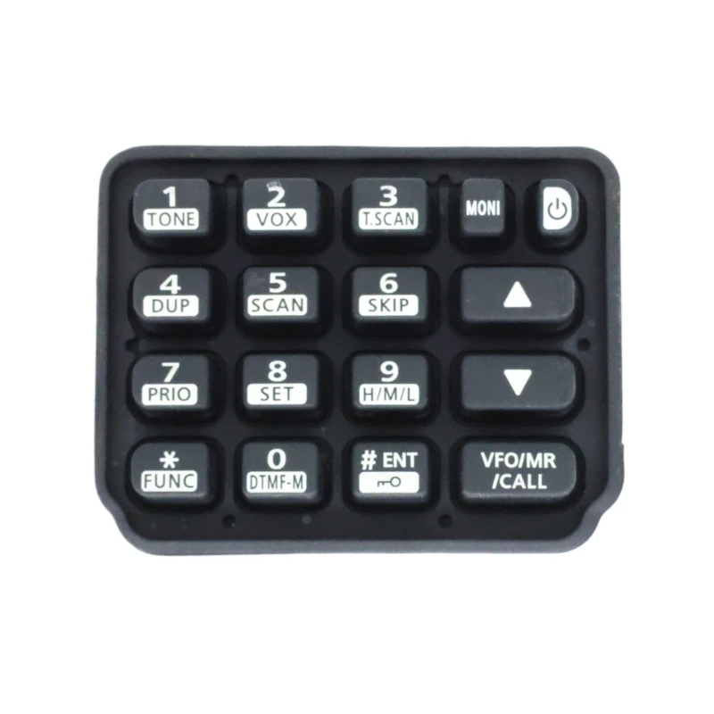 Цифровая цифровая клавиатура, резиновые клавиатуры для портативной рации IC-V80 Изображение 0