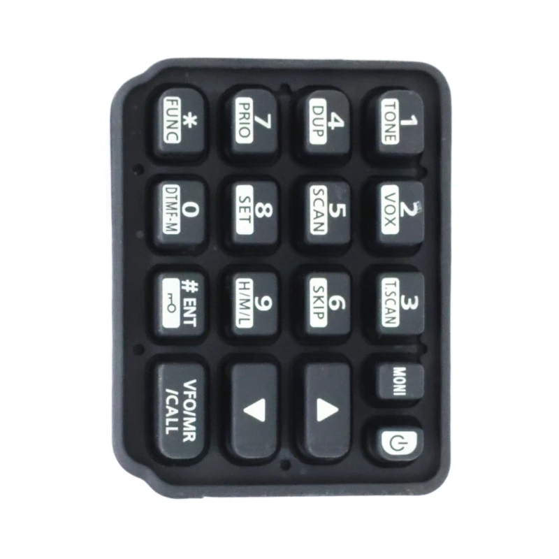 Цифровая цифровая клавиатура, резиновые клавиатуры для портативной рации IC-V80 Изображение 5